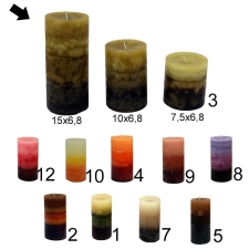 Κερί Τρίχρωμο (Διάφορα χρώματα) MS-01-14552