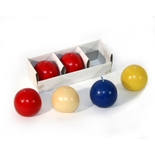 Κερί μπάλα σετ 3 τεμ. (Διάφορα χρώματα) MS-01-0346