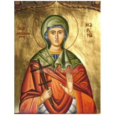 Αγία  Μαρίνα η Μεγαλομάρτυς Ξυλόγλυπτο NEX-0119