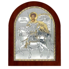 Άγιος Δημήτριος Ασημένια ή Α-Χρυσό (διάφ. μεγ.) SA-0044