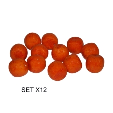 Διακοσμητικά πορτοκάλια μικρά ΣΕΤ 12 τεμ. MS-02-00-A-132