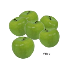 Διακοσμητικά μήλα πράσινα ΣΕΤ 6 τεμ. - 01.000.895