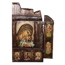 Παναγία άγιοι Λουκάς Μάρκος Πέτρος Αρχάγγελοι PAN-0440-0001