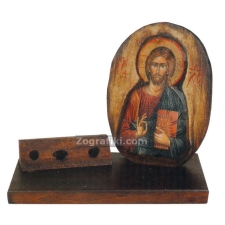Χριστός Επιτραπέζια εικόνα μολυβοθήκη PAN-0044-1