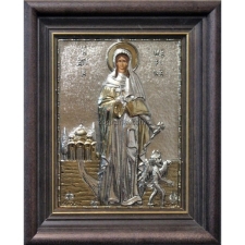 Αγία Μαρίνα κορνίζα - τζάμι GB-0039