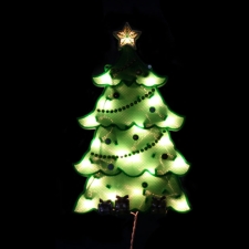 Χριστουγ. φωτιζόμενο πλαστικό δέντρο MS-XLWB052705