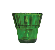 Καντηλόκουπα γυάλινη πράσινη TSAG-00-70461