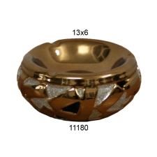 Σχήμα - μπρονζέ κεραμικό τασάκι MS-15-00-11180