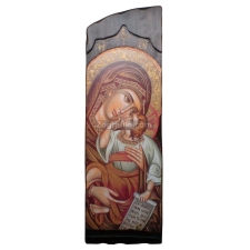 Παναγία Ελεούσα (χρυσή) με Χριστό PAN-0083-6-Α
