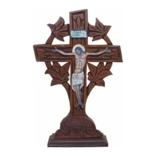 Σταυρός ξύλινος βυζαντινός επιτραπέζιος TSAG-K0272