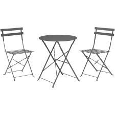 Τραπέζι μεταλλικό με καρέκλες Σετ 3 τεμαχίων - 02.603.114