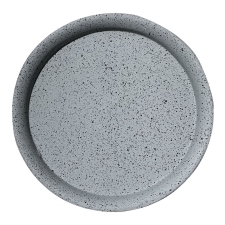 ΠΙΑΤΟ FIBER CLAY ΓΚΡΙ ΓΡΑΝΙΤΗ ΣΤΡΟΓΓΥΛΟ ΓΙΑ ΚΑΣΠΩ - Φ23x3.5cm 5/ΚΙΒ