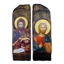Άγιος Ιωάννης Πρόδρομος Χριστός Σετ Δίπτυχο PAN-0150-24