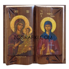 Αγία Μαριάνθη Παναγία σε βιβλίο PAN-0034-8