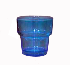 Καντηλόκουπα γυάλινη μπλε TSAG-00-72059