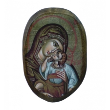 Παναγία Ελεούσα με Χριστό Μπομπονιέρα PAN-0106-5
