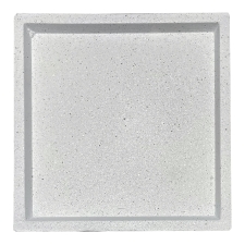 ΠΙΑΤΟ FIBER CLAY ΛΕΥΚΟ ΓΡΑΝΙΤΗ ΤΕΤΡΑΓΩΝΟ ΓΙΑ ΚΑΣΠΩ - 45x45x4cm 5/ΚΙΒ
