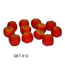 Διακοσμητικά μήλα μικρά ΣΕΤ 12 τεμ. MS-02-00-Α-133