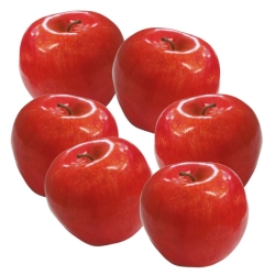 Διακοσμητικά μήλα κόκκινα ΣΕΤ 6 τεμ. - 01.002.799