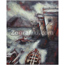Πίνακας ζωγραφικής Το λιμάνι NEX-0021