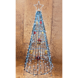 Χριστουγεννιάτικο δέντρο μεγάλο με φως - 03.102.308a