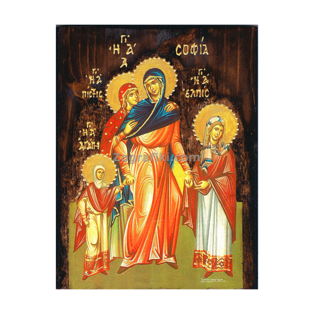 eikona_me_palaiosi_Agia_Sofia_me_tis_kores_tis_TSAPE-0049-13