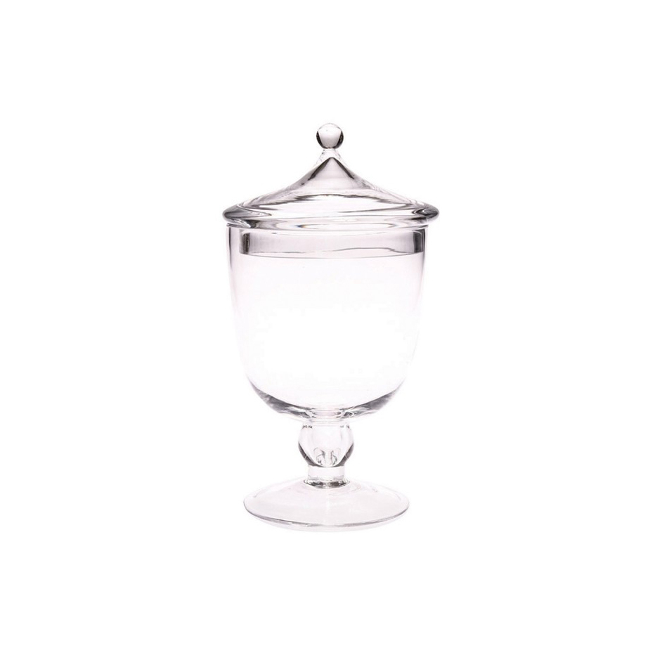 Γυάλα με καπάκι για γλυκά ζαχαρωτά γάμος βάπτιση 00.600.130