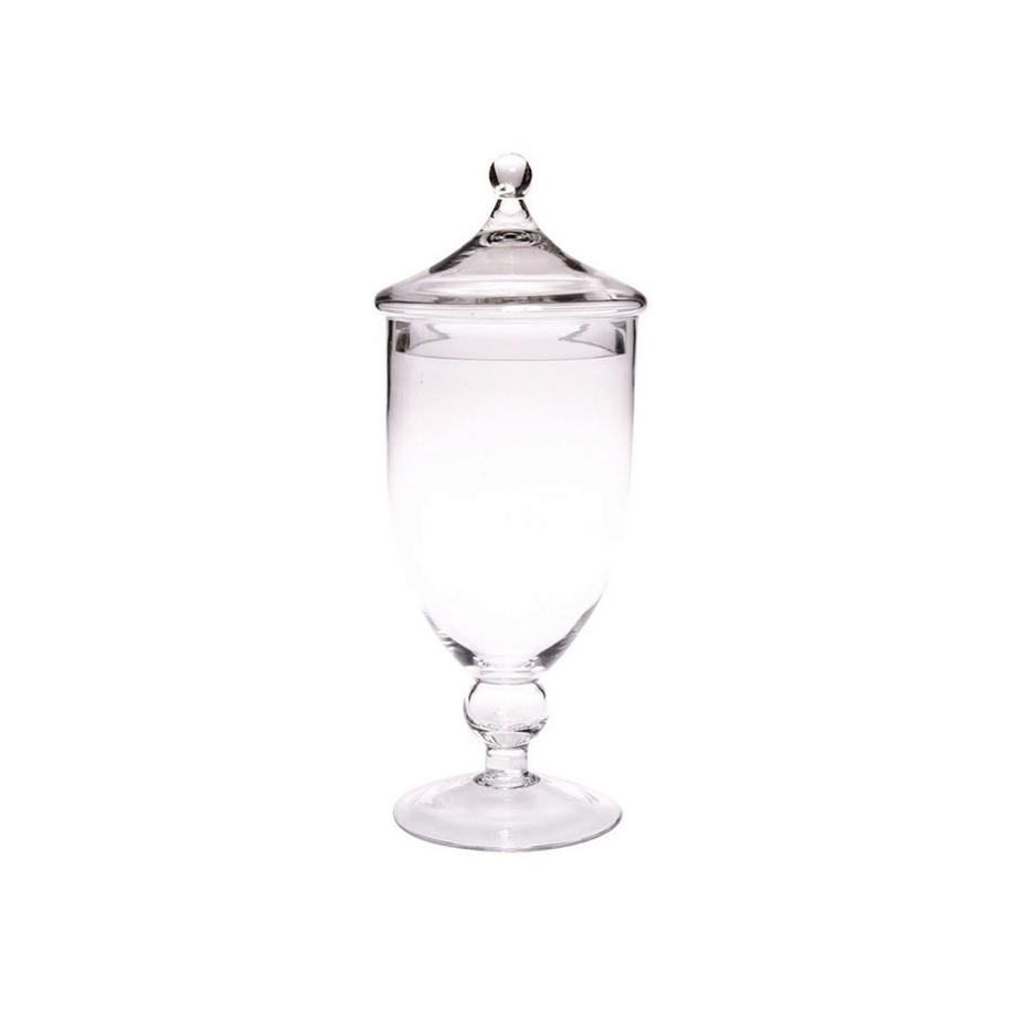 Γυάλα με καπάκι για γλυκά ζαχαρωτά γάμος βάπτιση 00.600.131