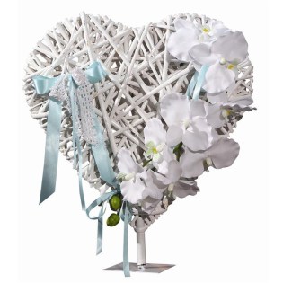 Διακοσμητική καρδιά μπαμπού με βάση 00.600.200