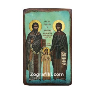 eikona_agion_mpomponiera_agioi_rafail_nikolaos_agia_eirini_TSAPE-0118-25