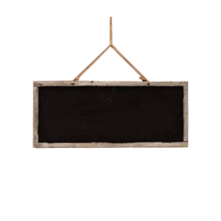 Ξύλινος μαυροπίνακας τοίχου 00.900.399