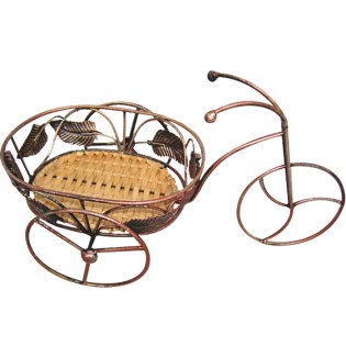 Μεταλλικό διακοσμητικό ποδήλατο καλάθι 00.600.170