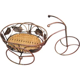 Μεταλλικό διακοσμητικό ποδήλατο καλάθι 00.600.170