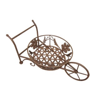 Μεταλλικό διακοσμητικό καρότσι καλάθι καφέ αντικέ 00.600.155