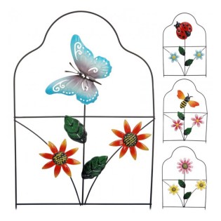 Μεταλλικό διακοσμητικό τοίχου με λουλούδια 00.601.760