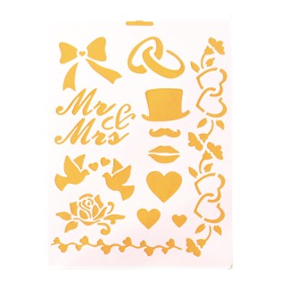 Στένσιλ ζωγραφικής με διάφορα σχέδια 01.101.567