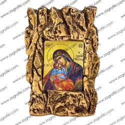 eikona-agiou-keramiki-gia-bomponiera-me-tin-panagia-glykofilousa-kafe-ZOGR-0029-0004